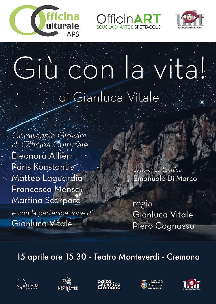 Spettacolo "Giù con la vita" di Gianluca Vitale