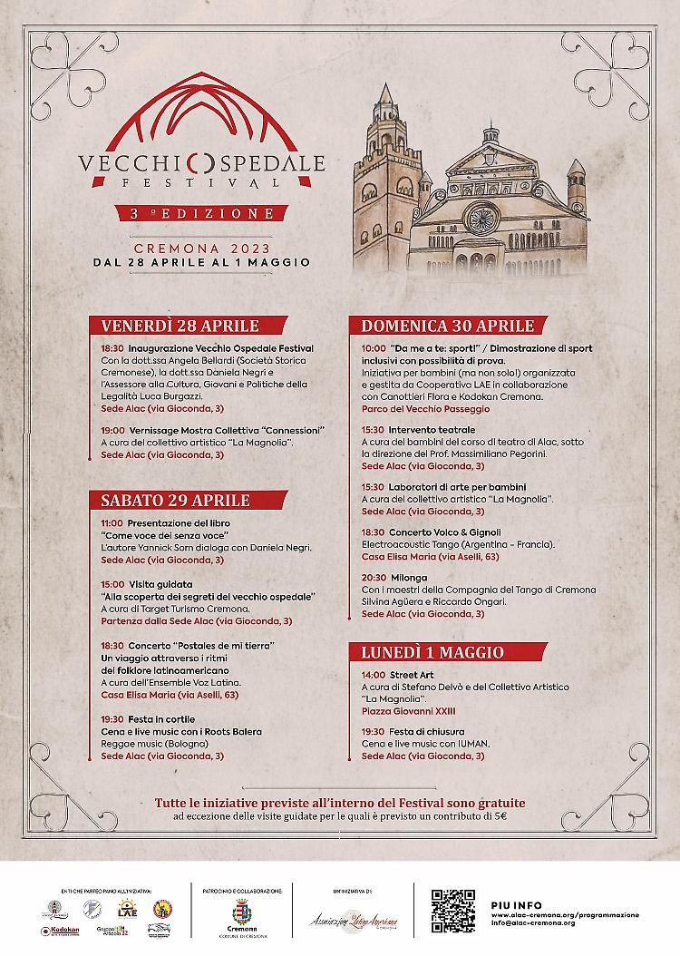 Terza edizione "Vecchio Ospedale Festival"