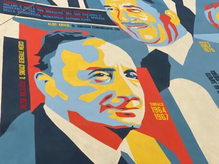 Inaugurato a Milano il murale dedicato ai sindaci 'ribelli' alla dittatura