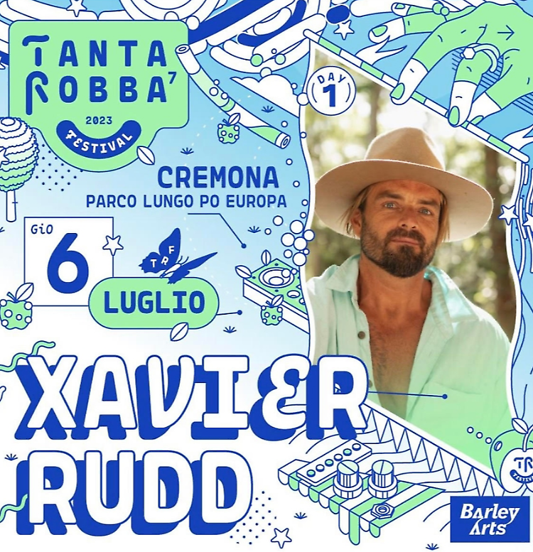 L'australiano Xavier Rudd al "Tanta Robba Festival"