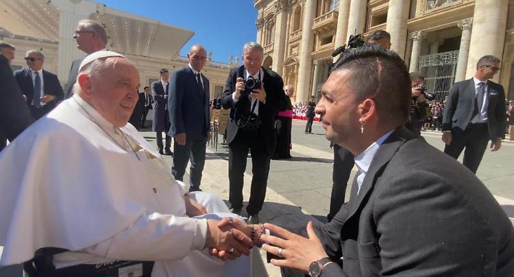 Il Papa benedice Capperi: «Avanti nella tua lotta»