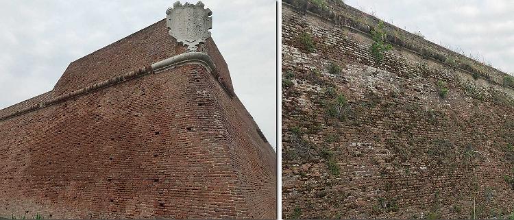 Il caso. Mura cinquecentesche ripulite solo a metà: «Soldi finiti»