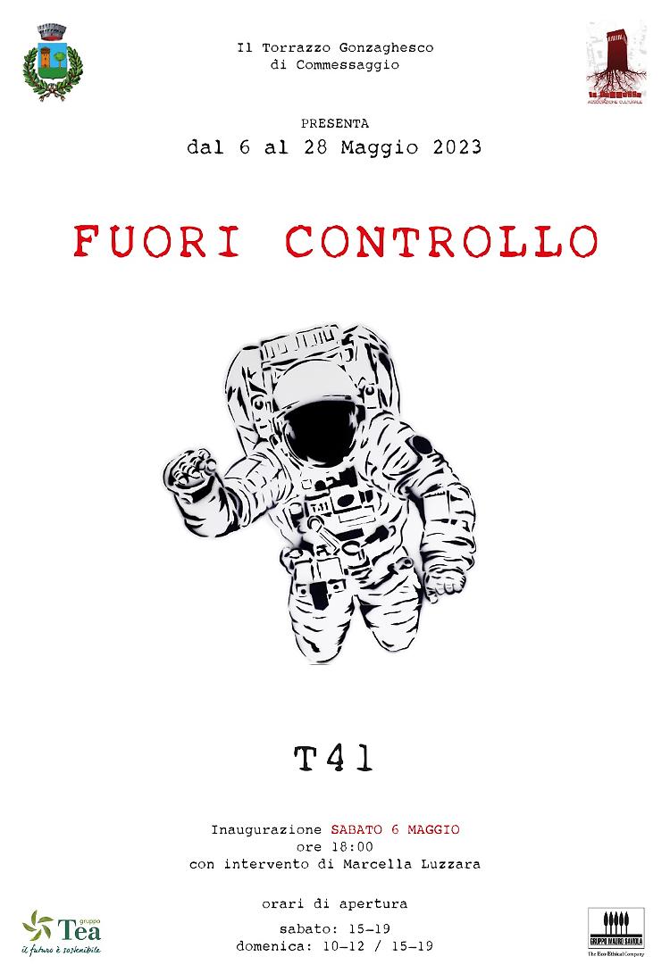Esposizione di opere del writer T41 - Fuori Controllo