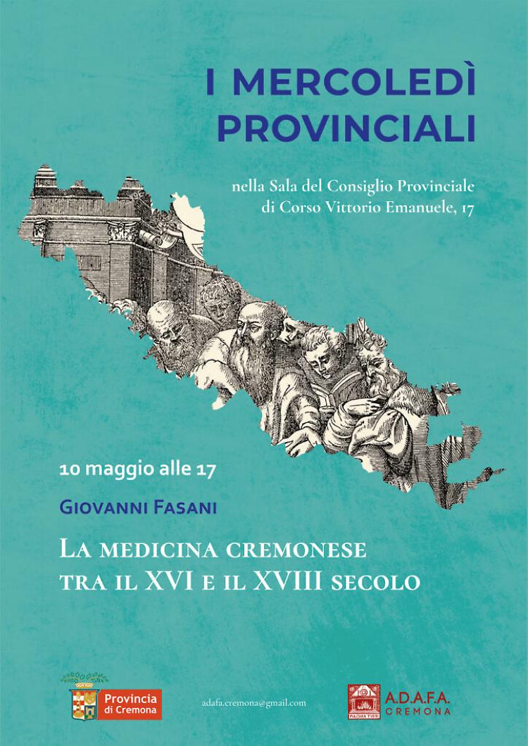 La medicina cremonese tra il XVI e il XVIII secolo. Conferenza di Fasani