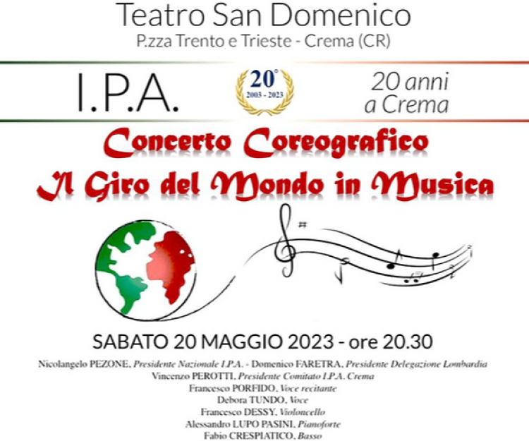Concerto coreografico "Il giro del mondo in musica"