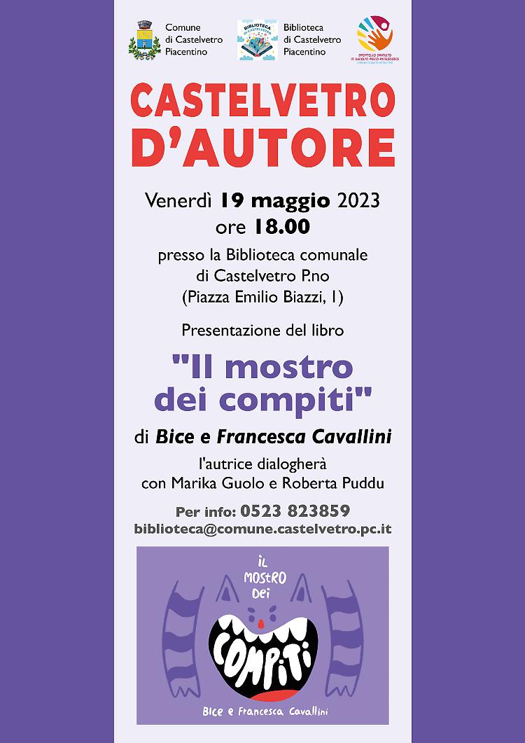 Presentazione del libro "Il mostro dei compiti" 