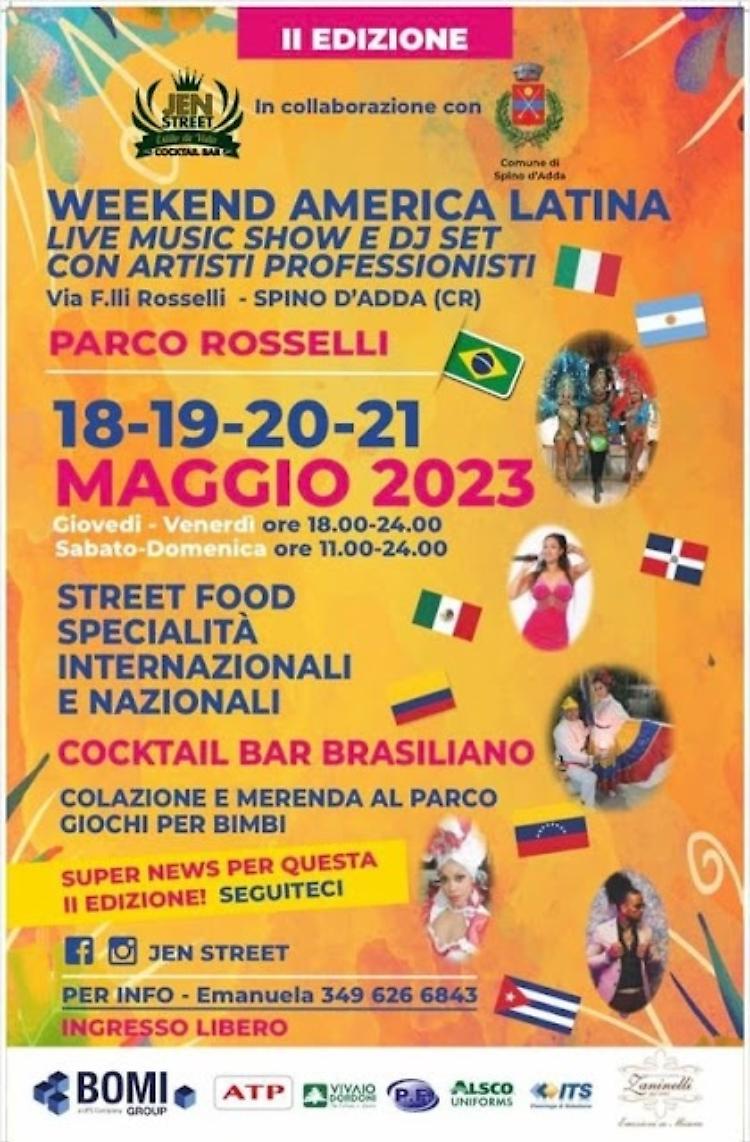 Seconda edizione del Weekend America Latina