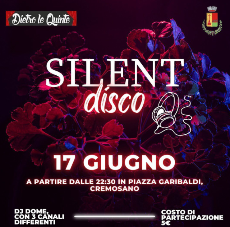 Silent Disco a Cremosano