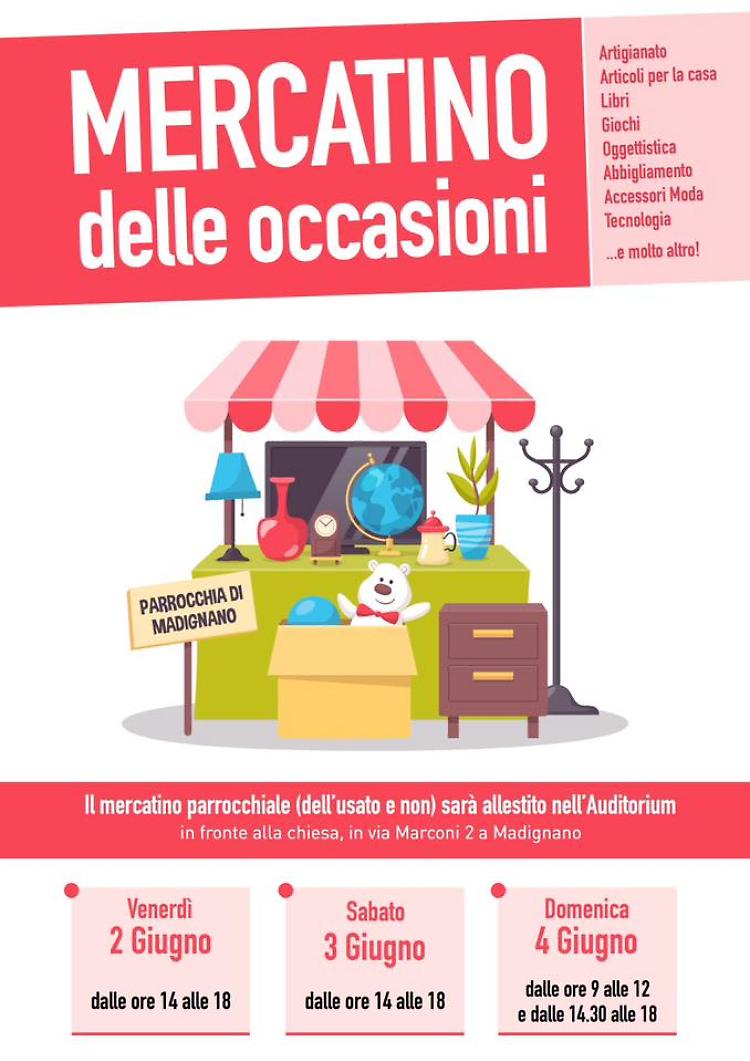 Mercatino delle occasioni a Madignano