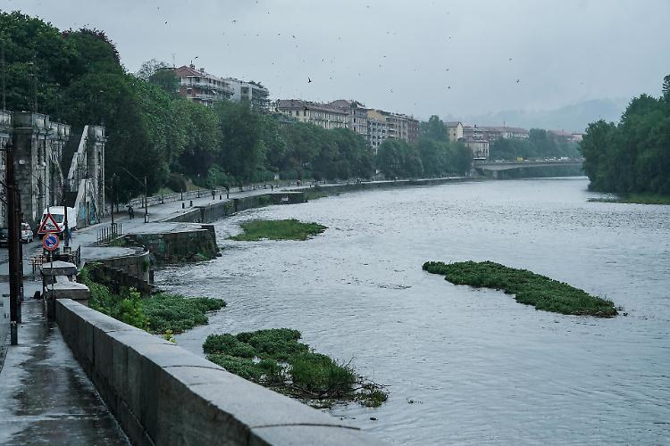 Il Po nel Torinese è tornato sotto il livello di guardia