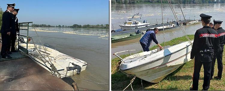 Barca ‘cannibalizzata’. È mistero lungo il fiume Po