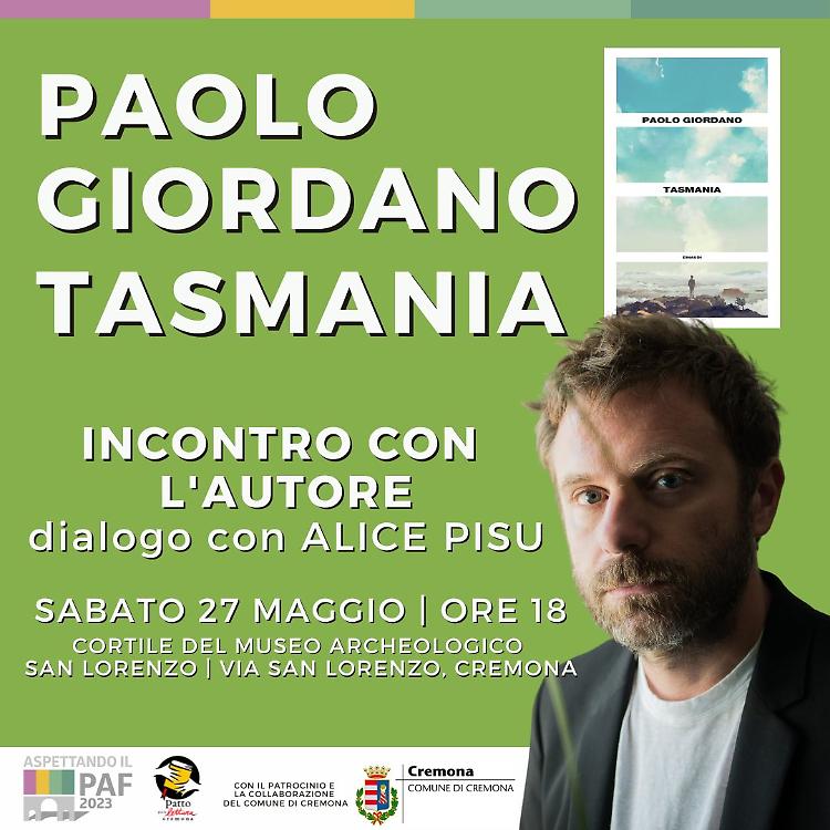 Paolo Giordano presenta "Tasmania"