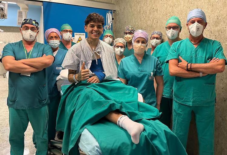 Ospedale Oglio Po. Spalla a nuovo per il rapper ‘Blind’
