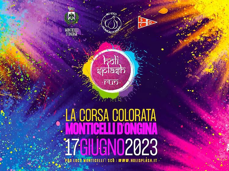 Corsa colorata a Monticelli d'Ongina