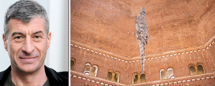 Cattelan: «Il coccodrillo Ego simbolo di rispetto»