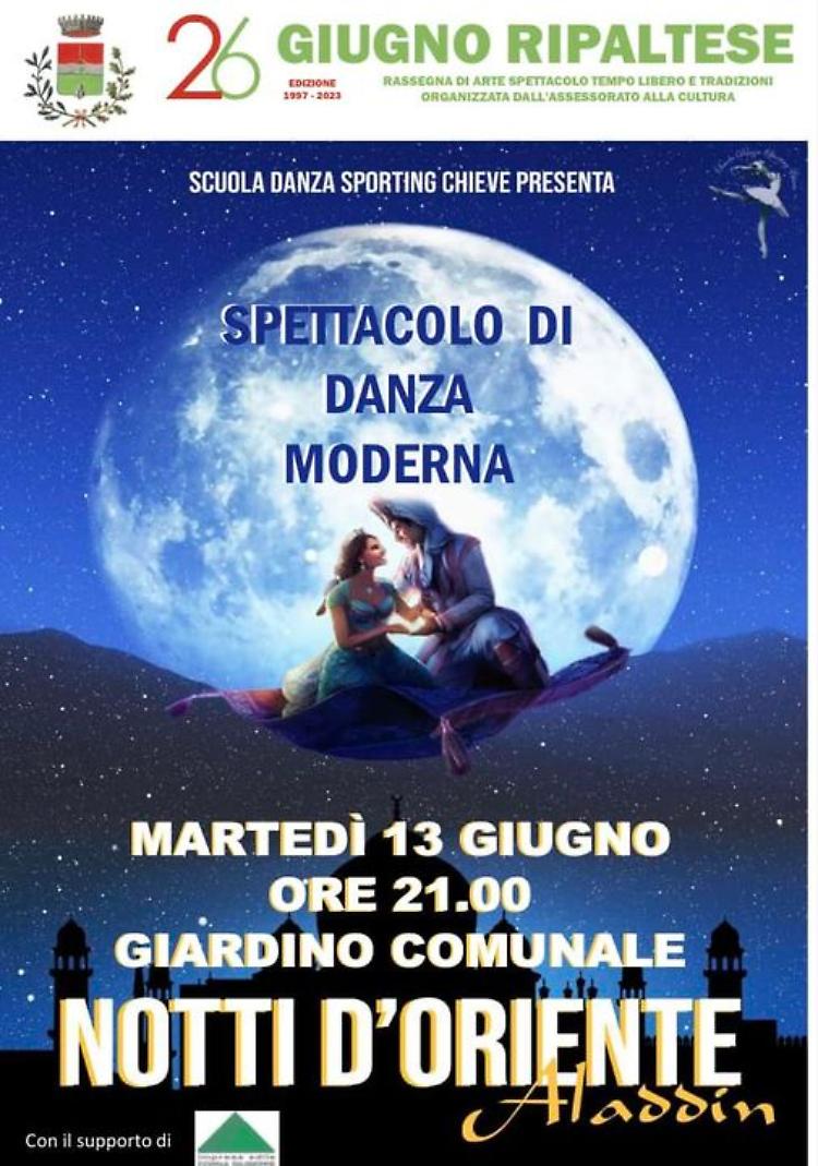 Spettacolo "Notti d'oriente"