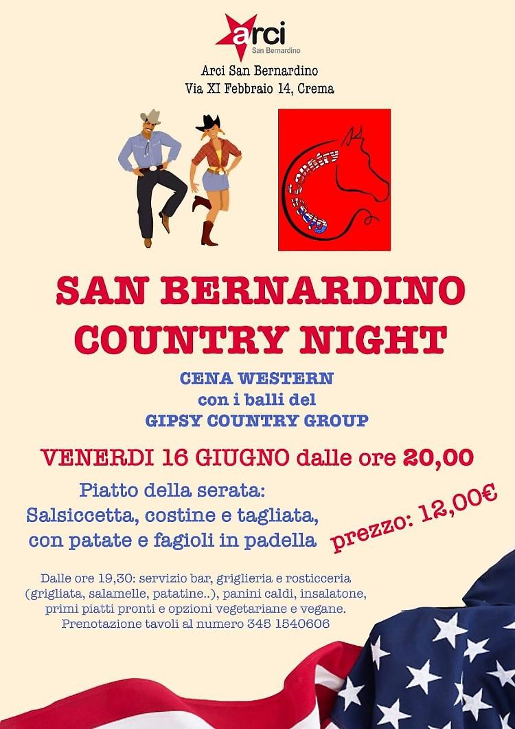 San Bernardino country night