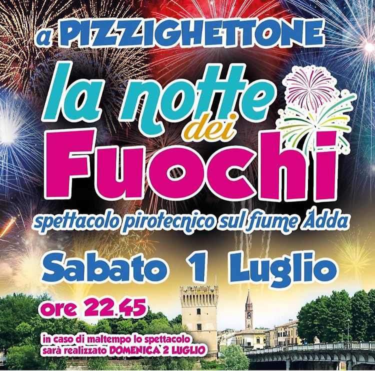 Notte dei fuochi a Pizzighettone