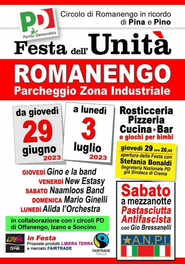 Festa dell'Unità a Romanengo