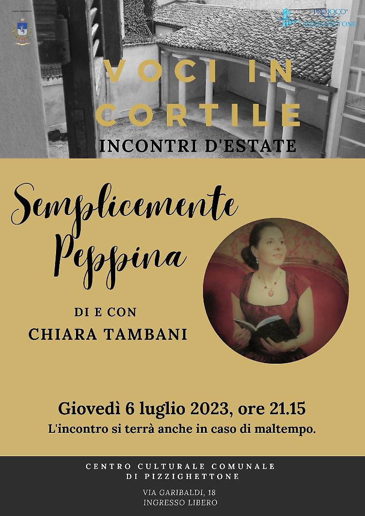 Monologo "Semplicemente Peppina"