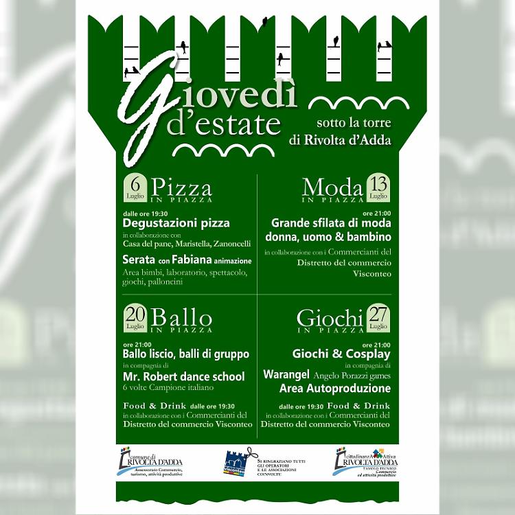 Pizza in piazza a Rivolta D'adda
