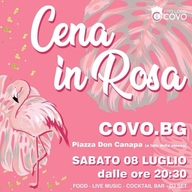 Cena in rosa a Covo