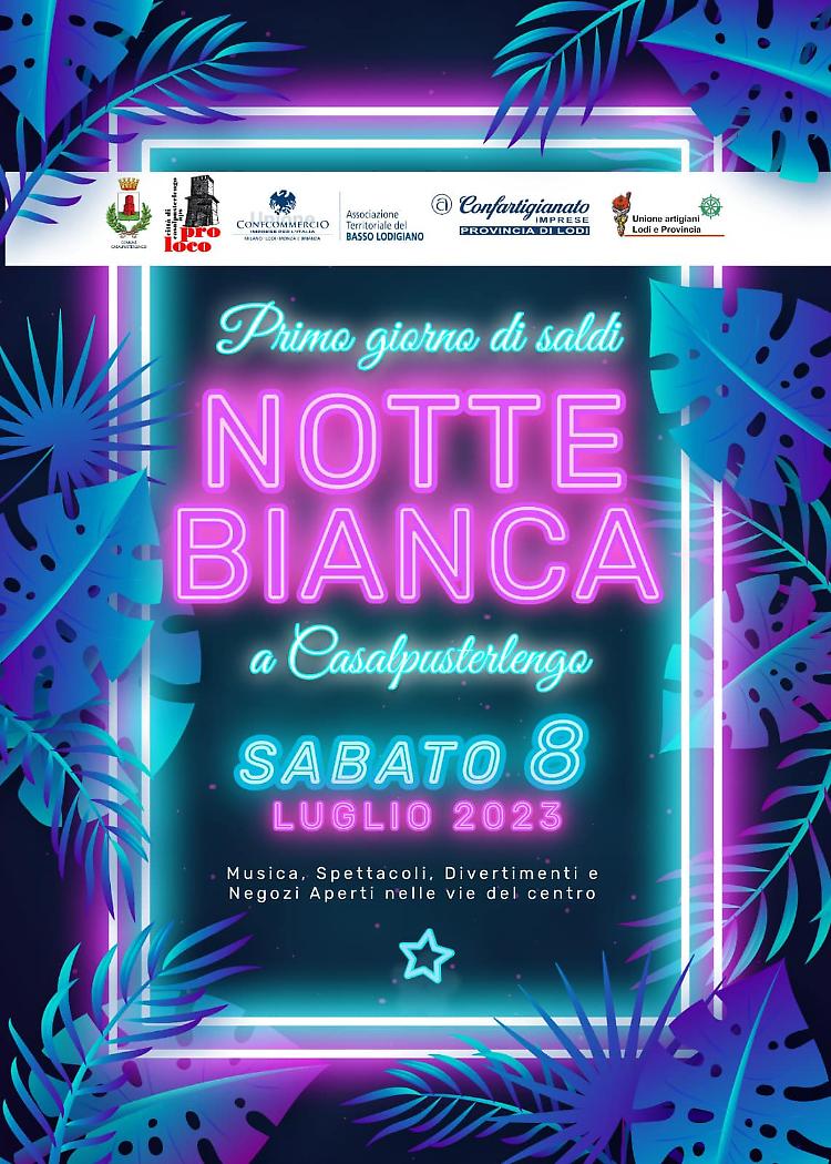 Notte bianca a Casalpusterlengo