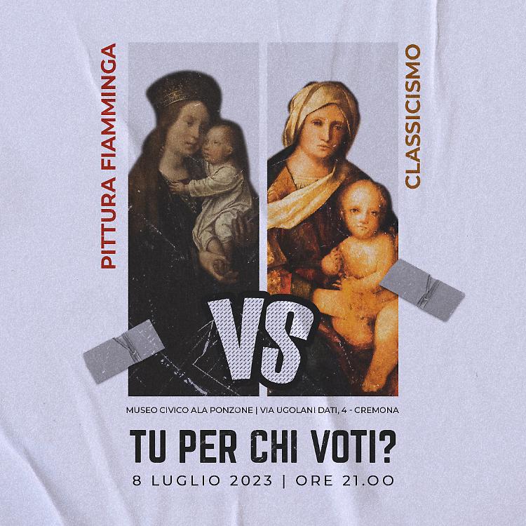 "La pittura fiamminga e il linguaggio della realtà vs il classicismo, e tu per chi voti?"