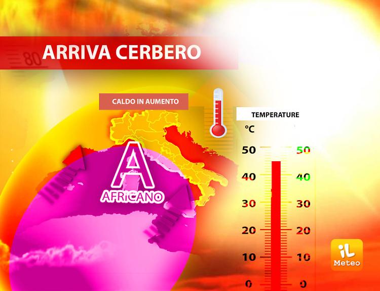 Tempo instabile al Nord, da domani arriva Cerbero con picchi oltre i 40 gradi