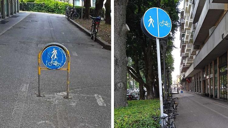 «Segnali stradali? Uno contraddice l’altro»