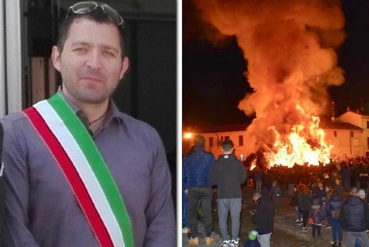 Falò sanzionato, la Regione Lombardia annulla la multa. Soddisfazione in paese