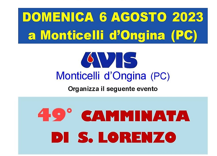 49a Camminata di S. Lorenzo