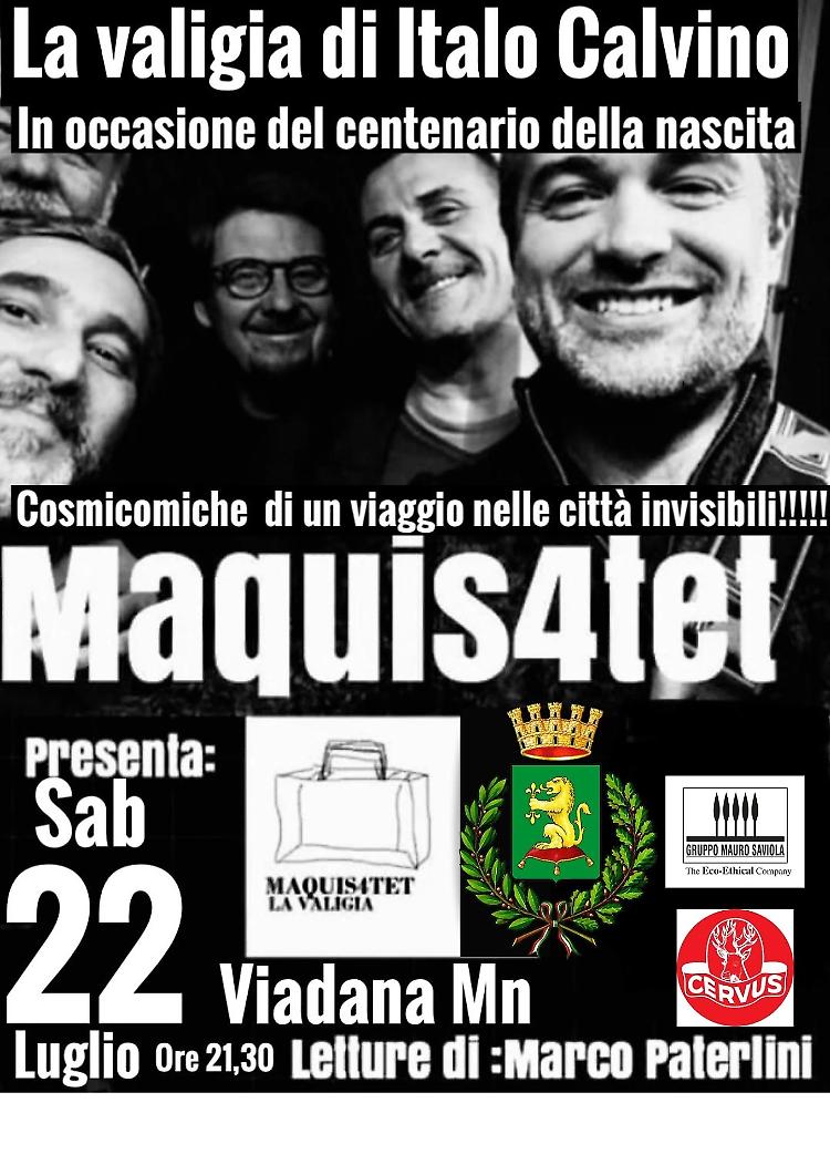 Concerto dei Maquis4tet con letture di Marco Paterlini