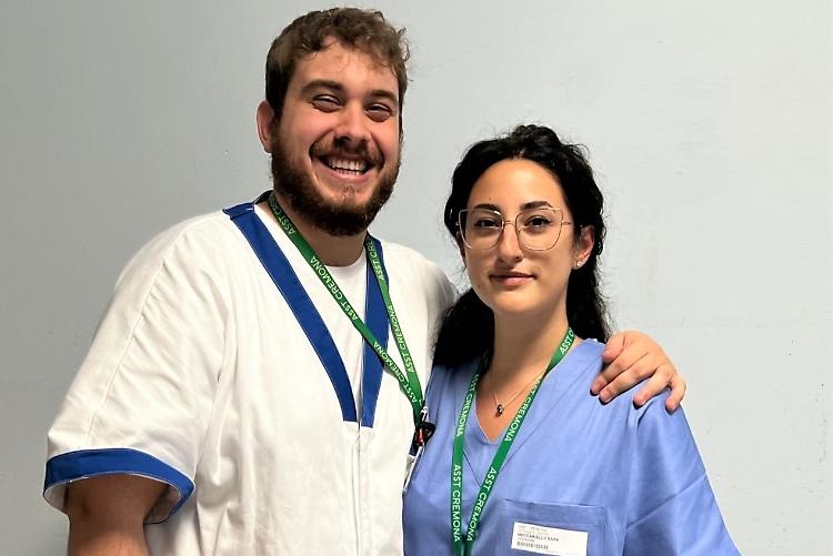 Sara ed Emanuele, da Benevento all'ospedale Oglio Po: «Una scelta a misura d’uomo»