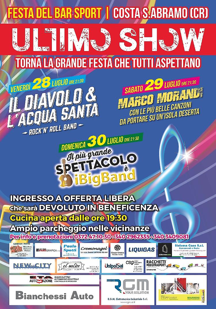 Ultimo Show: la grande festa del Bar Sport