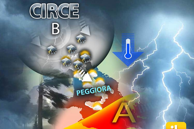 E' allerta meteo dal Nord al Sud, tre giorni di maltempo