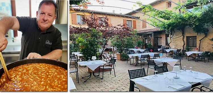 Entra nel cortile del ristorante fingendosi un tecnico  e cerca di manomettere gli ingressi, poi la fuga