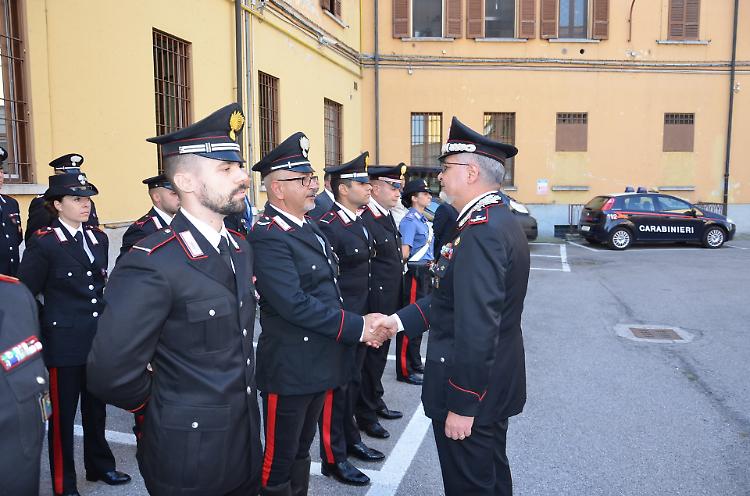 Alla caserma Santa Lucia in visita  il Comandante della Legione Carabinieri Lombardia 