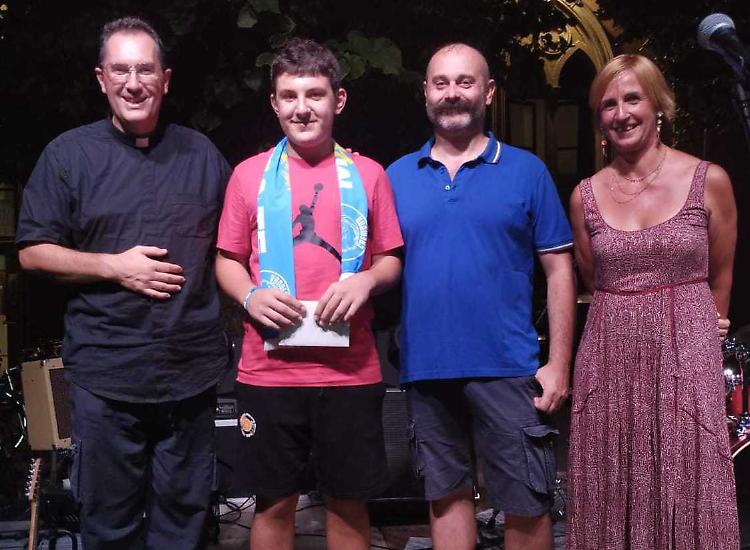 Festa e premiazione per Alessandro, guarito 