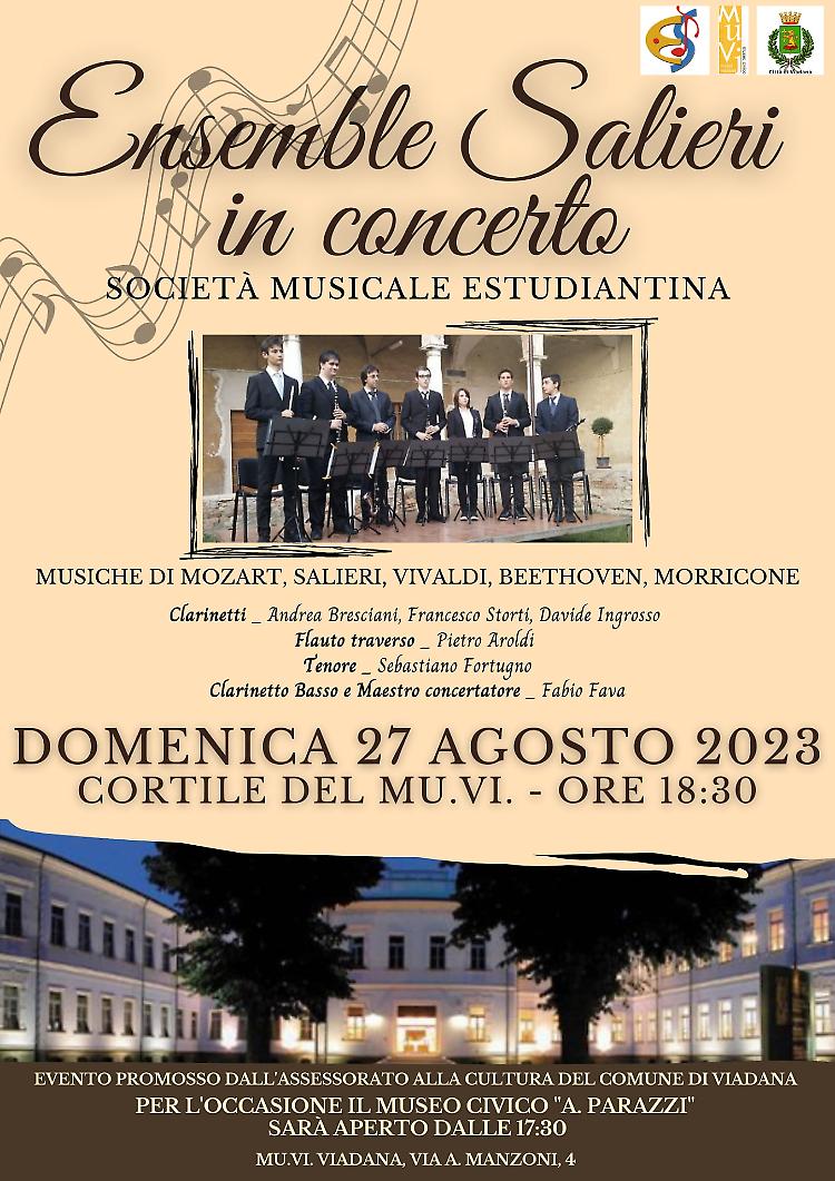Ensemble Salieri in concerto - Società musicale estudiantina