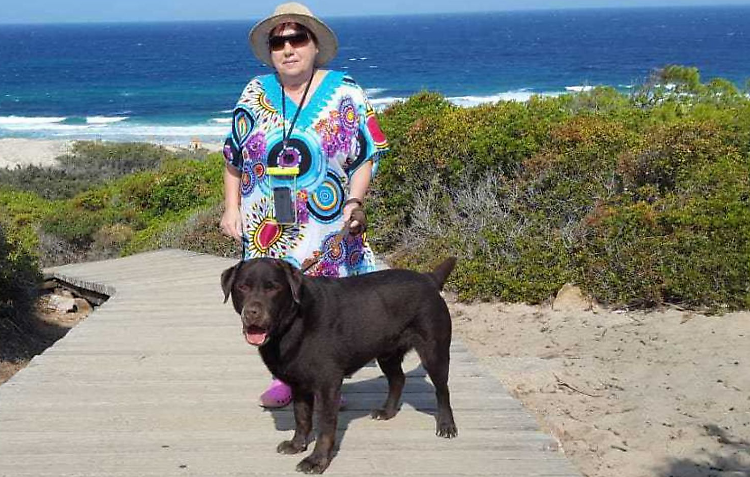 Addio Wafer, il cane guida: «Grazie, sei stato i miei occhi»