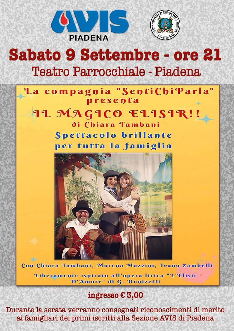 Spettacolo teatrale: "Il magico elisir"