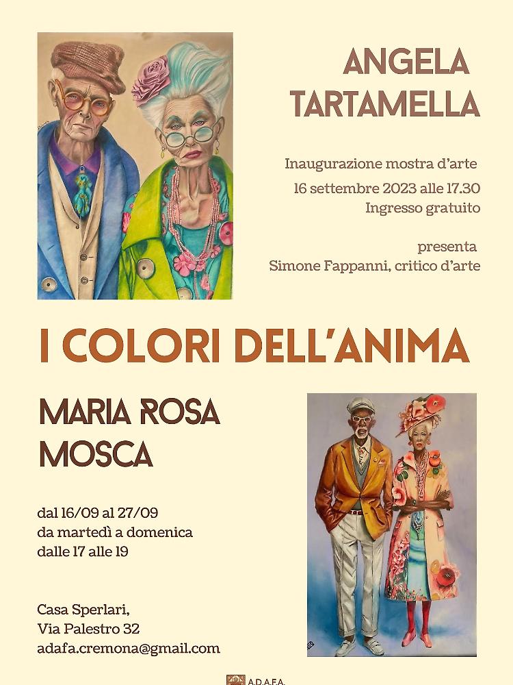  “Fra segno e colore”. Mostra di Angela Tartamella e Maria Rosa Mosca