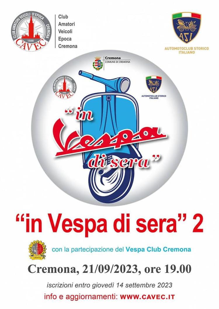 "IN VESPA DI SERA" Seconda edizione