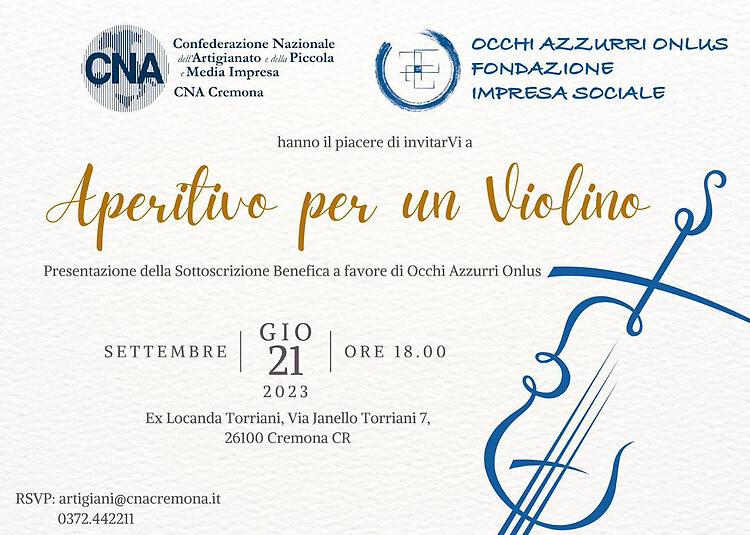 Aperitivo per un Violino - Evento solidale