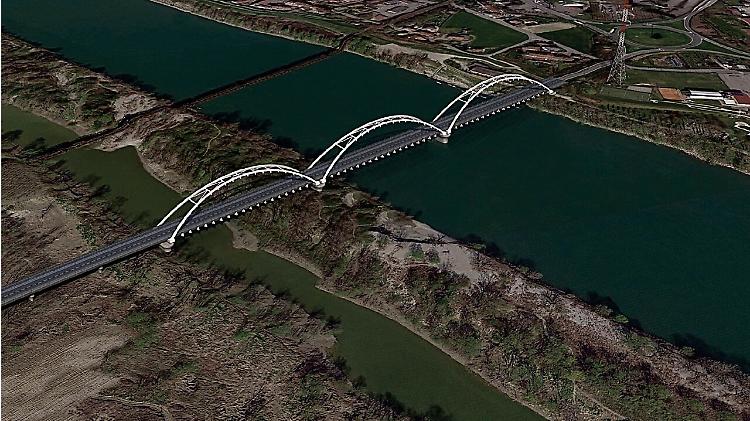 Nuovo ponte sul Po, ufficializzato il contratto per la progettazione