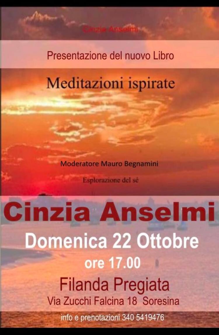 Cinzia Anselmi presenta Meditazioni ispirate 