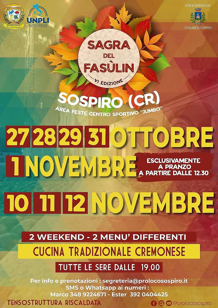 Sagra del Fasùlin VI edizione