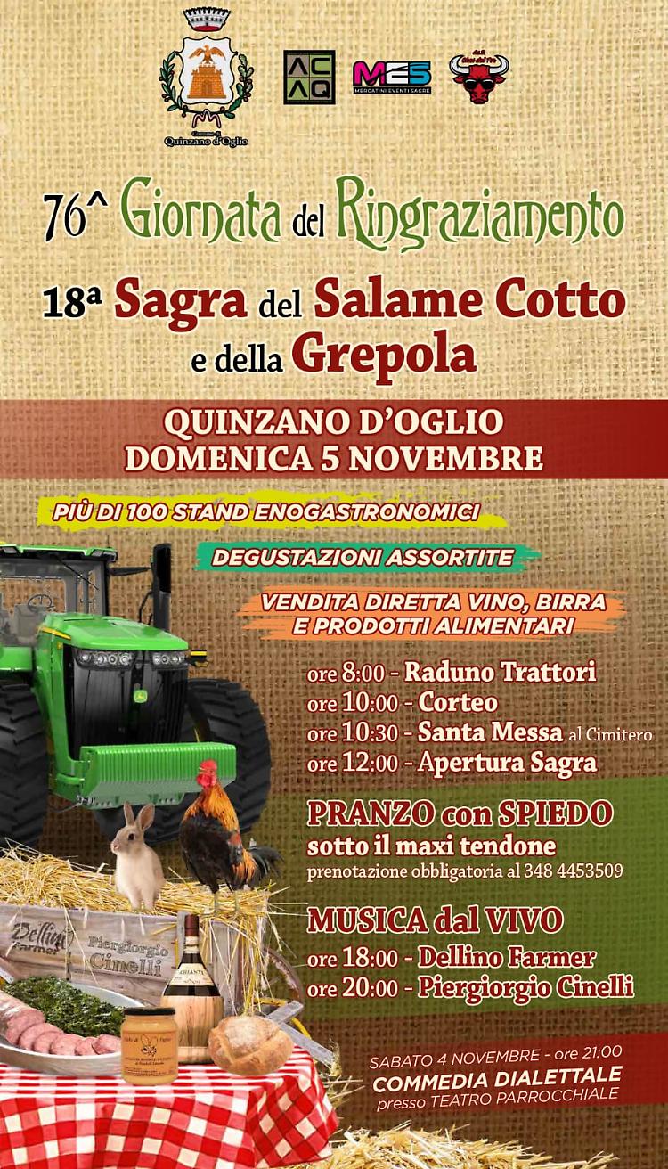 18a Sagra del Salame cotto e della Grepola