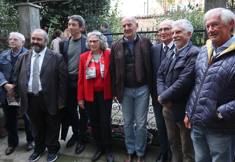 Con Mario Coppetti nel suo studio